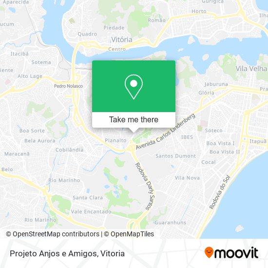 Projeto Anjos e Amigos map