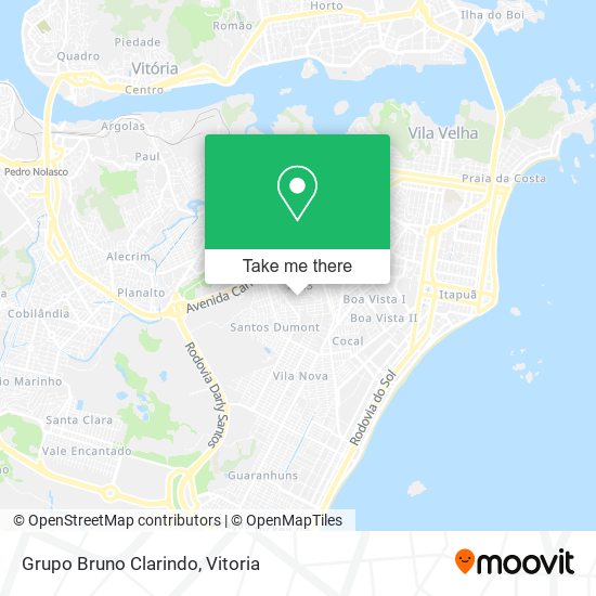 Grupo Bruno Clarindo map