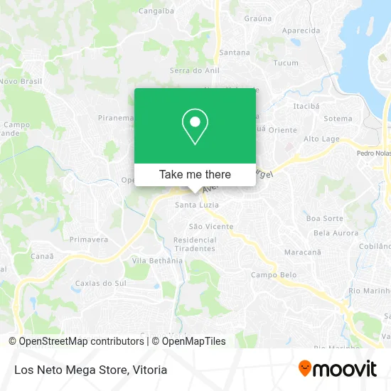 Los Neto Mega Store map