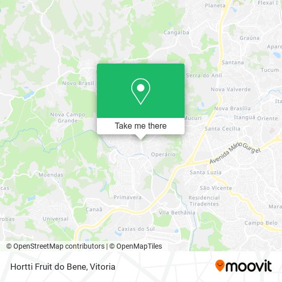 Hortti Fruit do Bene map