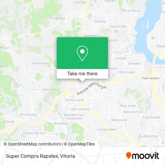 Super Compra Rapidex map