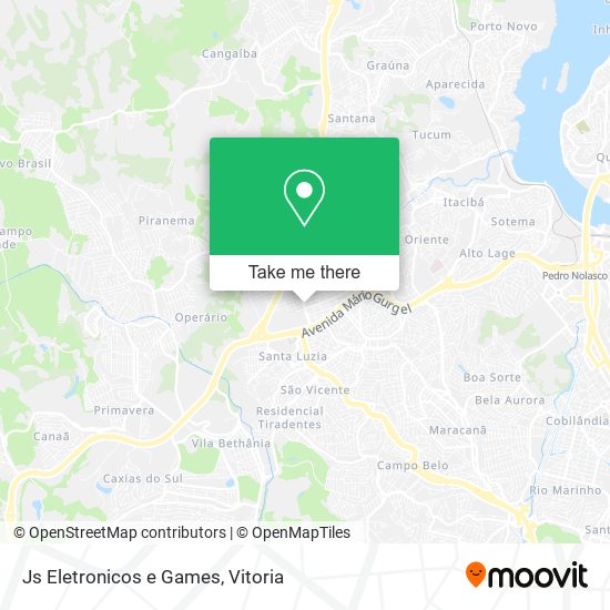Js Eletronicos e Games map