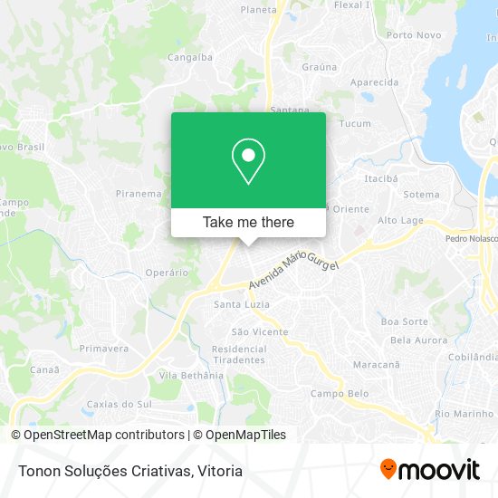 Tonon Soluções Criativas map