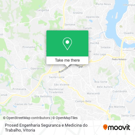 Prosed Engenharia Seguranca e Medicina do Trabalho map
