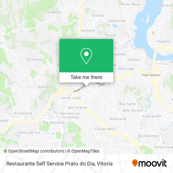 Restaurante Self Service Prato do Dia map