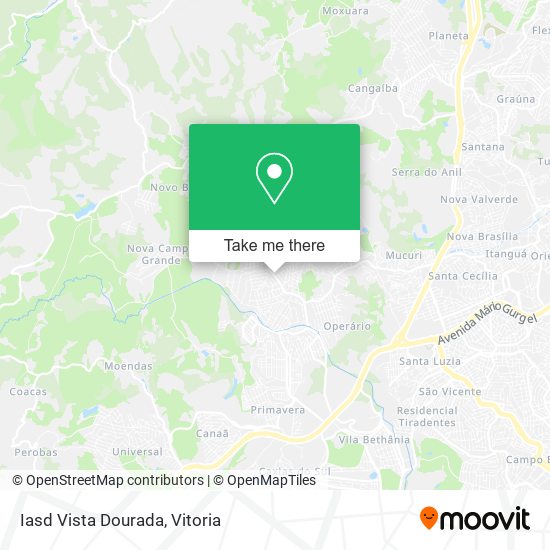Iasd Vista Dourada map