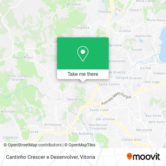 Cantinho Crescer e Desenvolver map