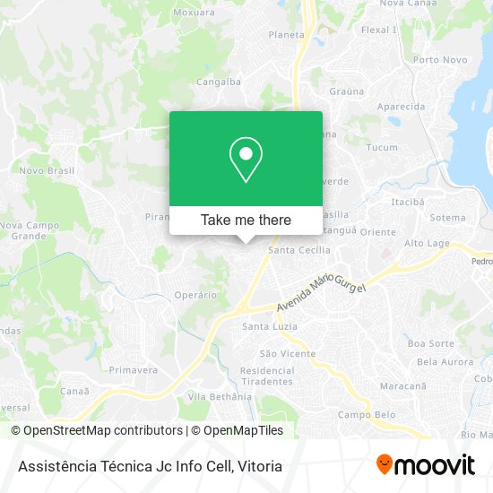 Assistência Técnica Jc Info Cell map