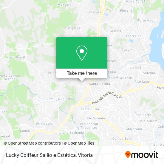 Lucky Coiffeur Salão e Estética map