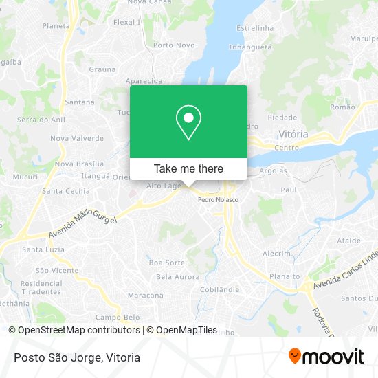 Posto São Jorge map