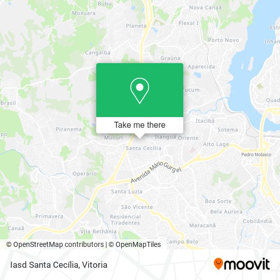 Iasd Santa Cecília map