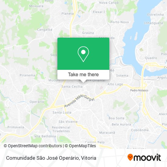 Comunidade São José Operário map