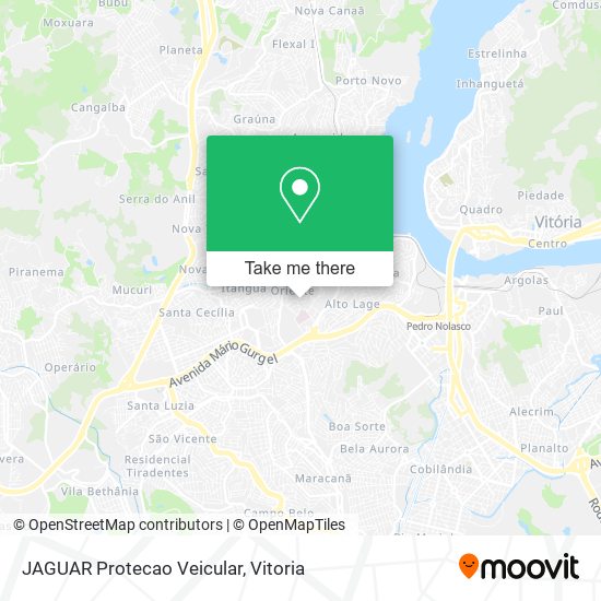 JAGUAR Protecao Veicular map