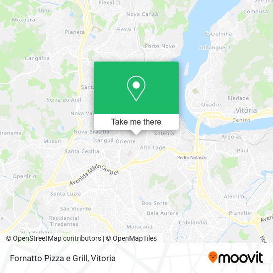 Fornatto Pizza e Grill map