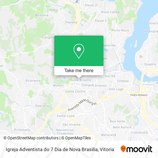 Igreja Adventista do 7 Dia de Nova Brasilia map