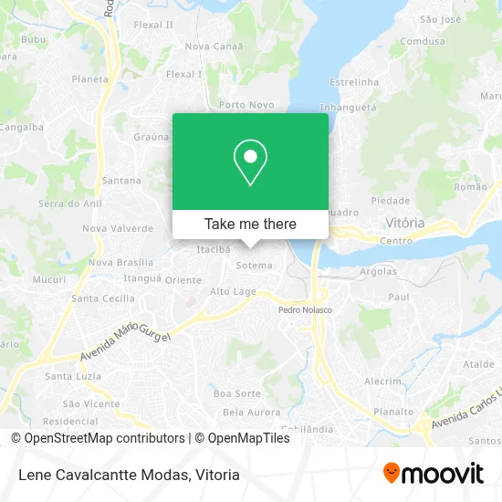 Lene Cavalcantte Modas map