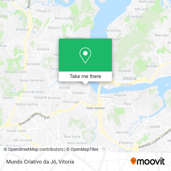 Mundo Criativo da Jô map
