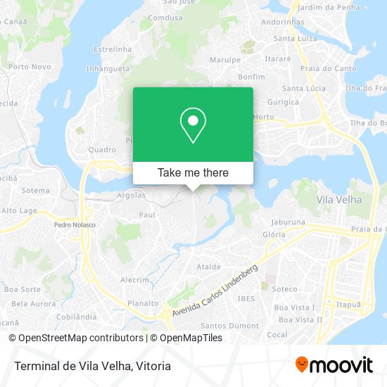 Terminal de Vila Velha map