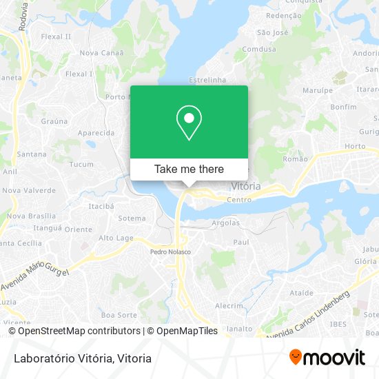 Laboratório Vitória map