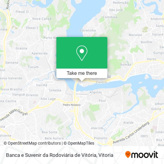 Banca e Suvenir da Rodoviária de Vitória map
