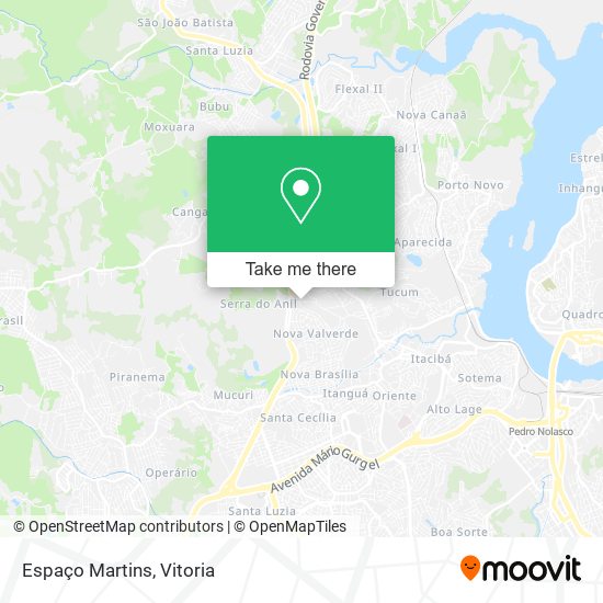 Espaço Martins map