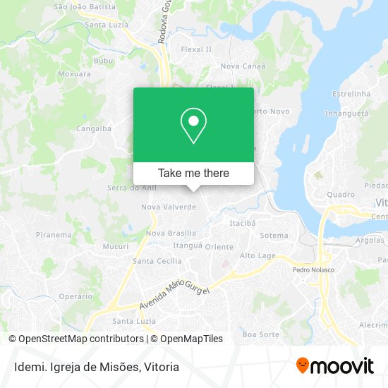 Idemi. Igreja de Misões map