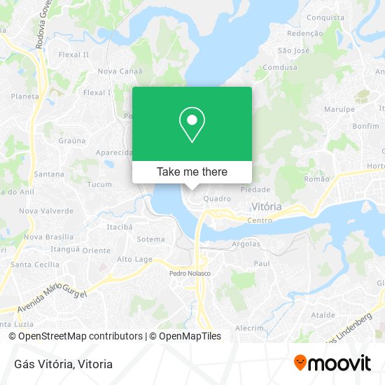 Gás Vitória map