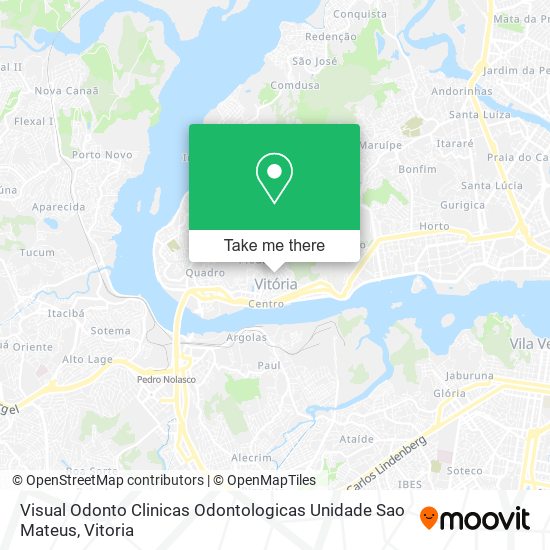 Visual Odonto Clinicas Odontologicas Unidade Sao Mateus map