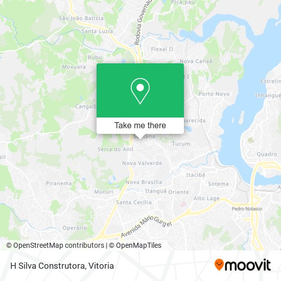 H Silva Construtora map