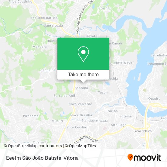 Eeefm São João Batista map