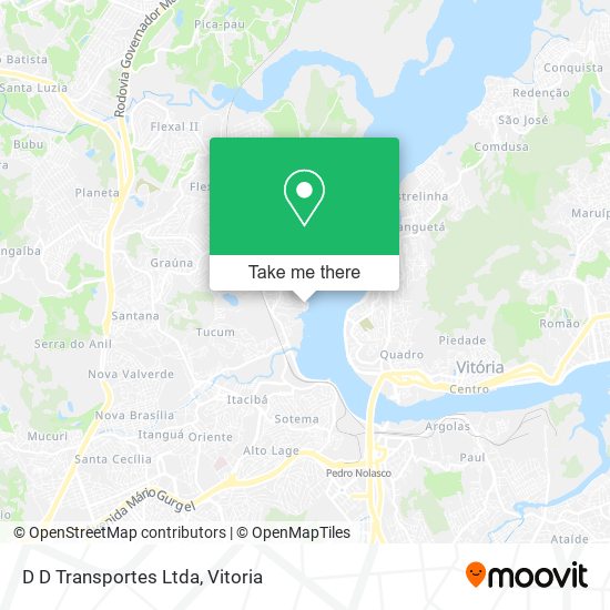 D D Transportes Ltda map