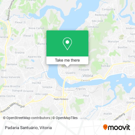 Padaria Santuário map
