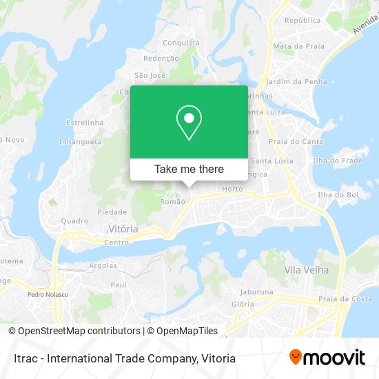 Itrac - International Trade Company map