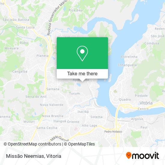 Missão Neemias map