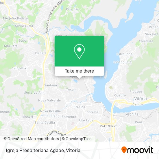 Igreja Presbiteriana Ágape map