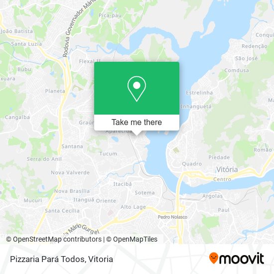 Pizzaria Pará Todos map