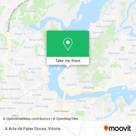 A Arte de Fazer Doces map