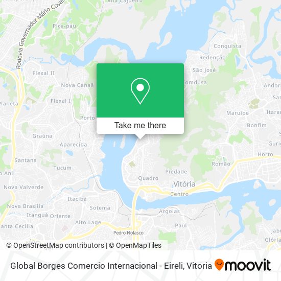 Mapa Global Borges Comercio Internacional - Eireli