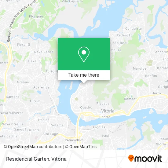 Residencial Garten map