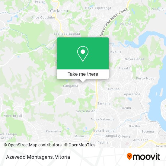 Azevedo Montagens map