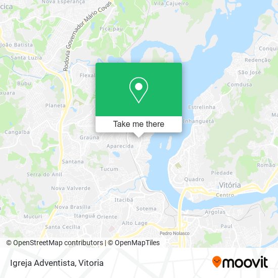 Igreja Adventista map