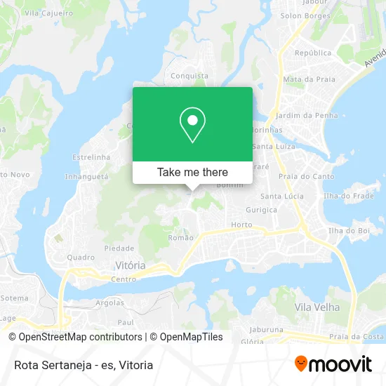 Rota Sertaneja - es map