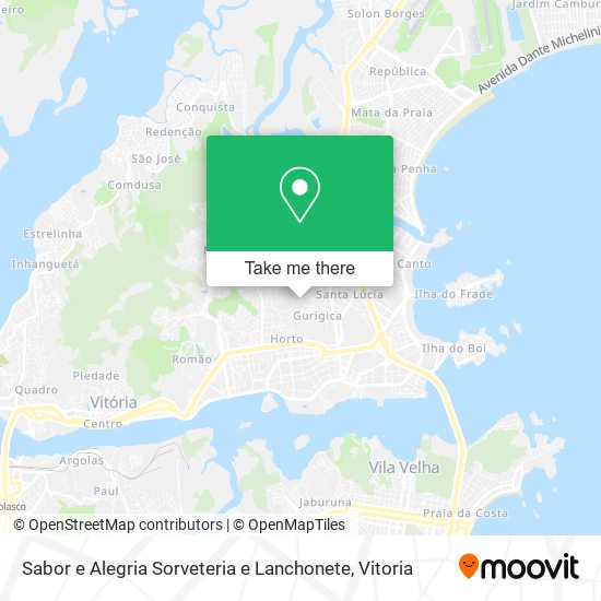 Sabor e Alegria Sorveteria e Lanchonete map