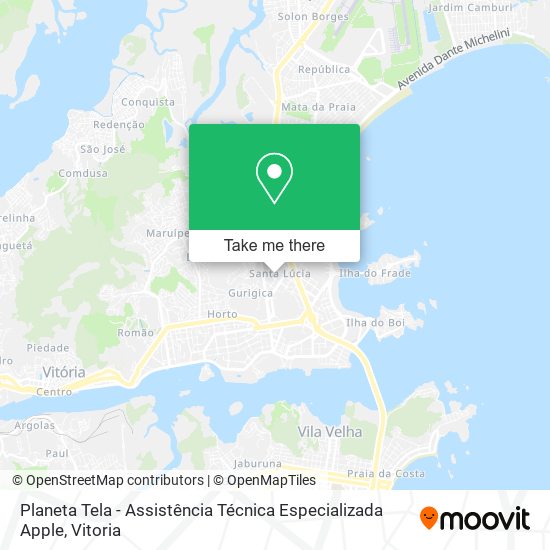 Planeta Tela - Assistência Técnica Especializada Apple map