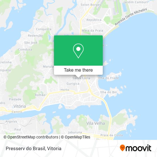 Presserv do Brasil map