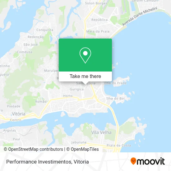 Performance Investimentos map