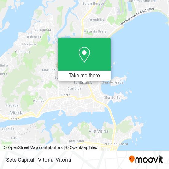 Sete Capital - Vitória map