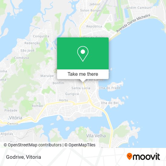 Godrive map