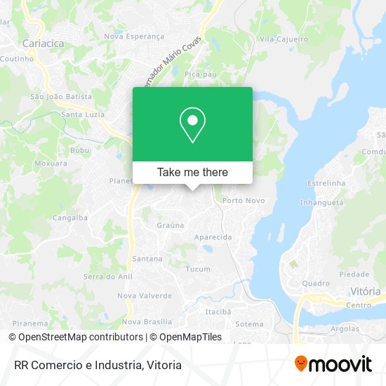 RR Comercio e Industria map