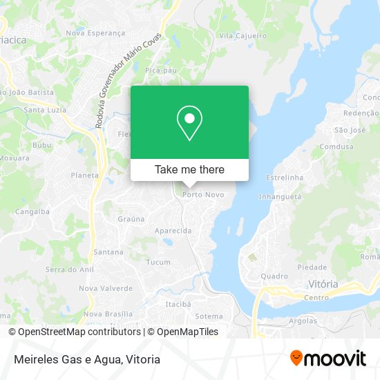 Meireles Gas e Agua map